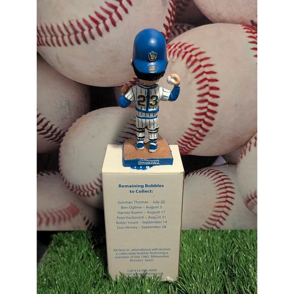 Ted Simmons Bobblehead 2007 Milwaukee Brewers 25th Anniversary 1982 Team SGA NiB - Picture 3 of 4